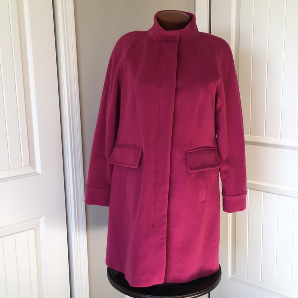 Lands End Wool 3/4-Length Coat